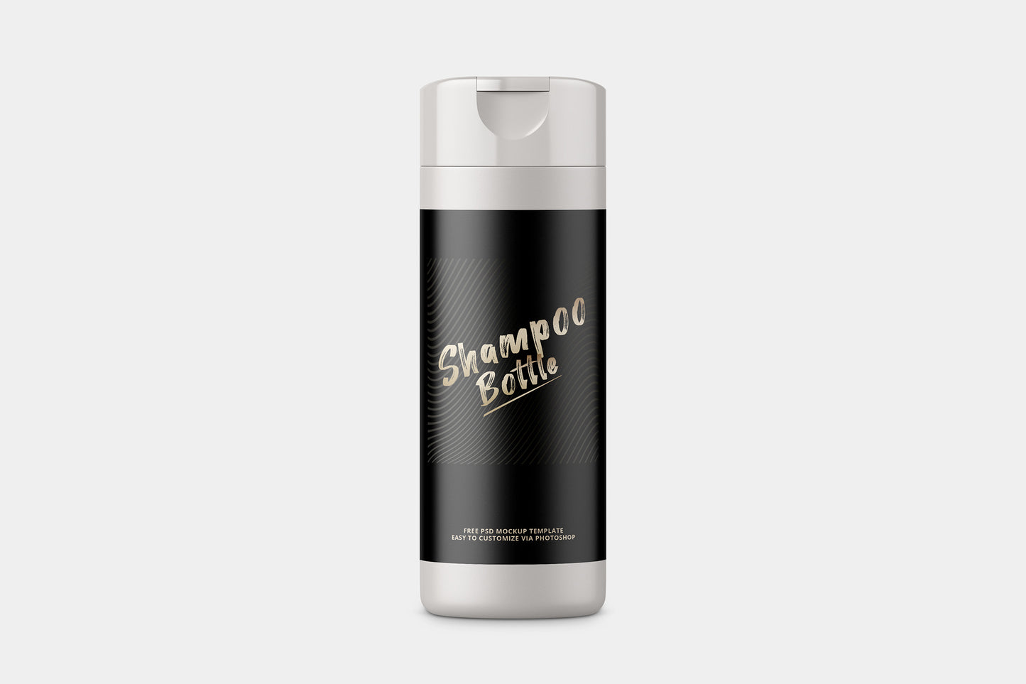 Free Shampoo Bottle Mockup