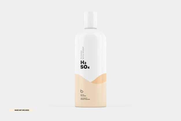 Free Shampoo Bottle Packaging Mockup Psd