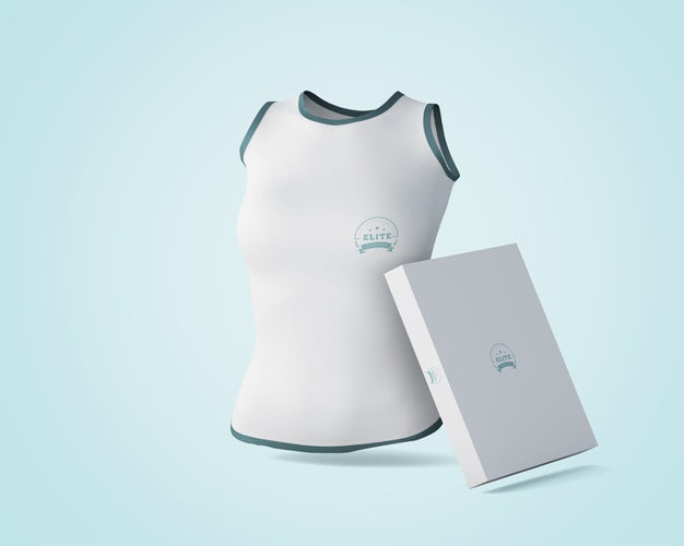 Free Shirt And Box Mockup Psd