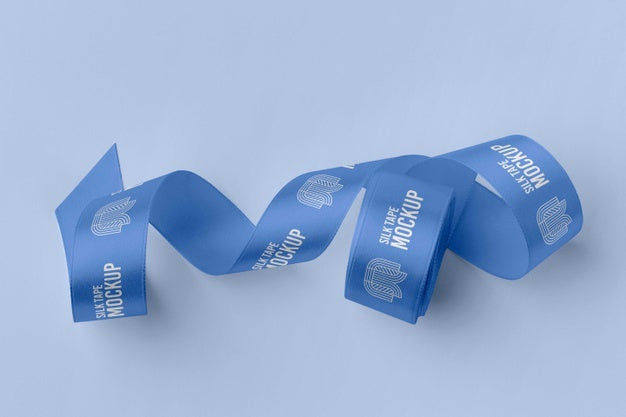 Free Silk Tape Design Mockup Psd