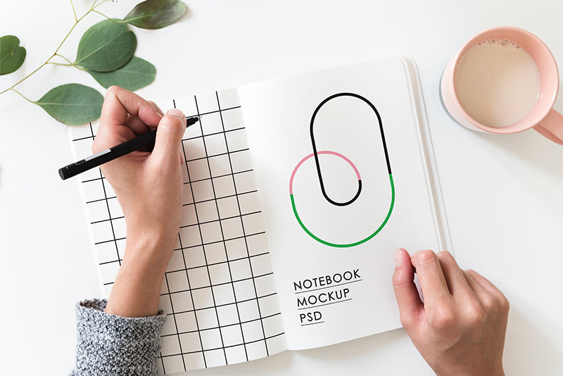 Free Sketchbook Mockup