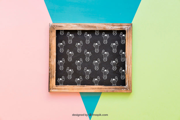 Free Slate Mockup Concept Psd