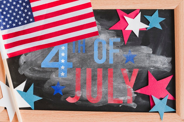 Free Slate Mockup For Usa Independence Day Psd