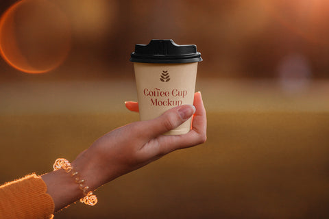 Free Small Coffee Cup Psd Mockup