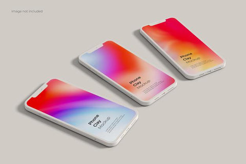 Free Smartphone Clay Mockup Psd