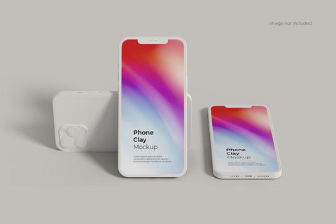 Free Smartphone Clay Mockup Psd