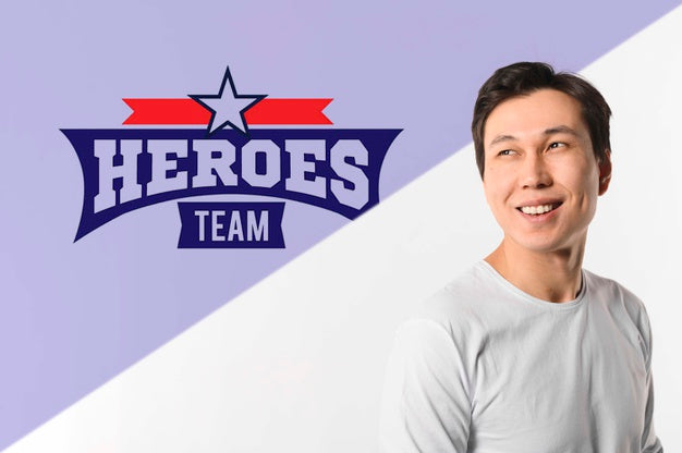 Free Smiley Man Mock-Up Psd