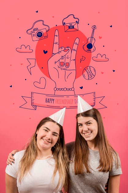 Free Smiling Women Together For Friendship Day Psd