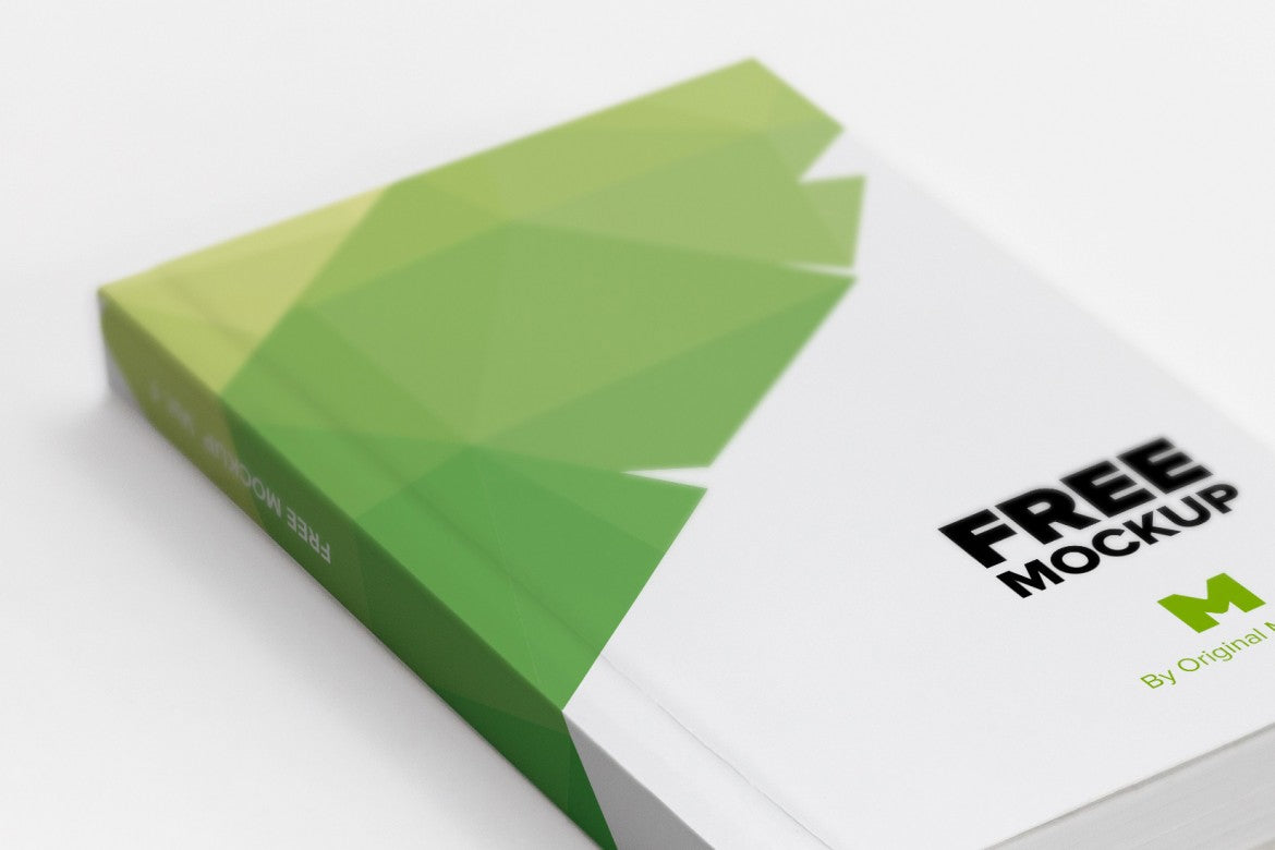 Free Softcover Trade Book Mockup (Psd)