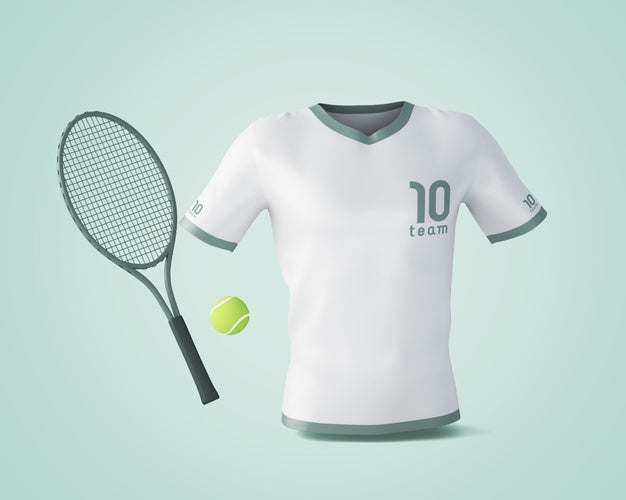 Free Sports Shirt Mockup With Brand Logo Psd