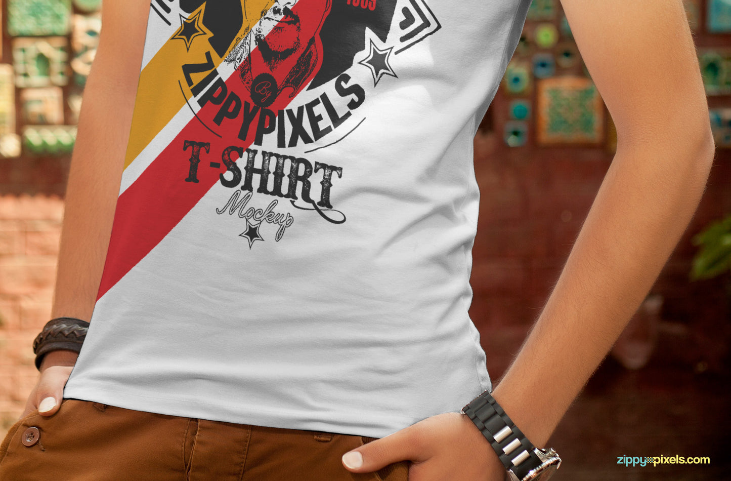 Free T-Shirt Design Mockup