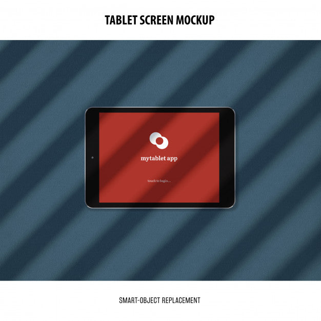 Free Tablet Screen Mockup Psd