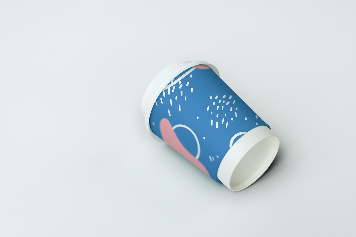 Free Takeaway Coffee Cup Mockup Design