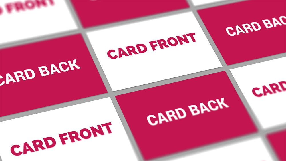 Free Tiled Perspective Business Card Mockup