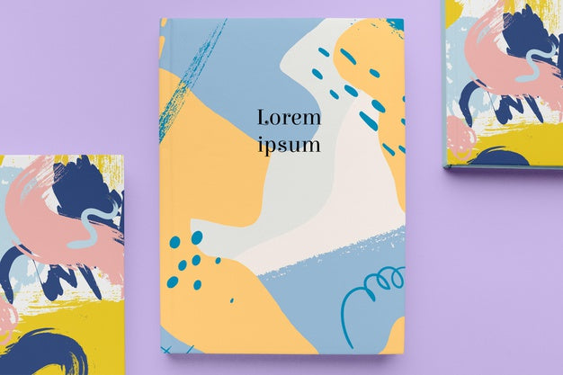 Free Top View Books Arrangement Psd