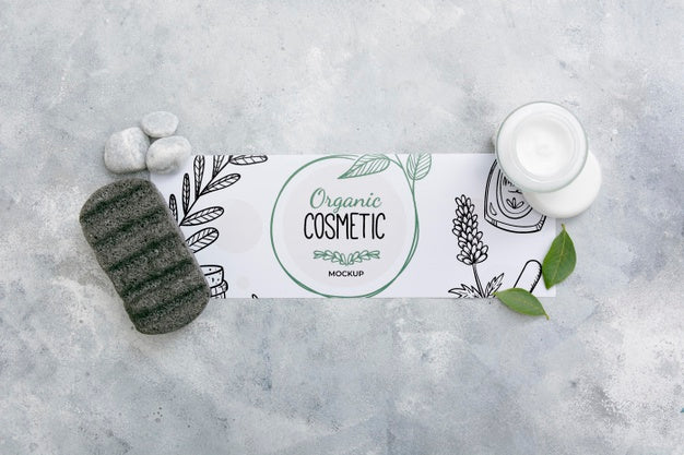 Free Top View Of Beauty Spa Essentials Psd