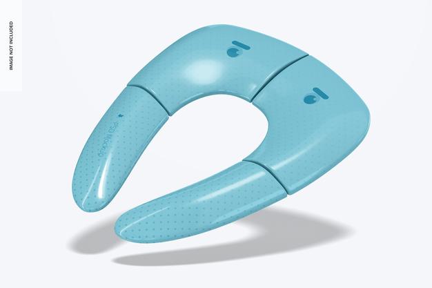 Free Travel Folding Potty Seat Mockup, Falling Psd