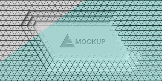 Free Triangular 3D Background Psd