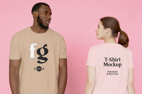 Free Two T-Shirt’S Mockup