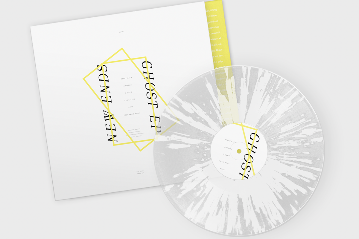 Free Vinyl Color Splatter Mockup