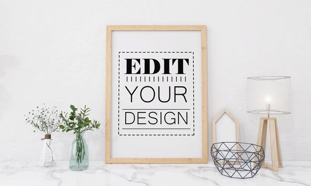 Free Wall Art Or Picture Frame In Living Room Mockup Psd