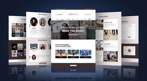 Free Web Theme / Website Presentation Mockup Psd