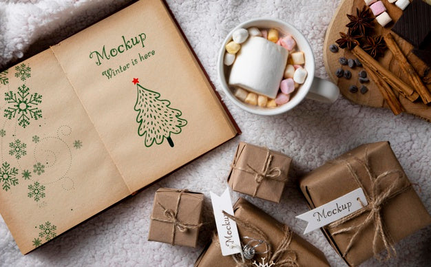 Free Winter Hygge Concept With Mock-Up Psd