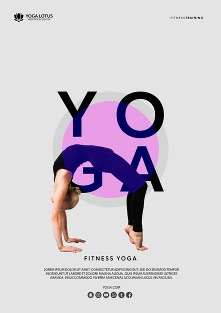 Free Woman Doing Yoga Bridge Position Psd