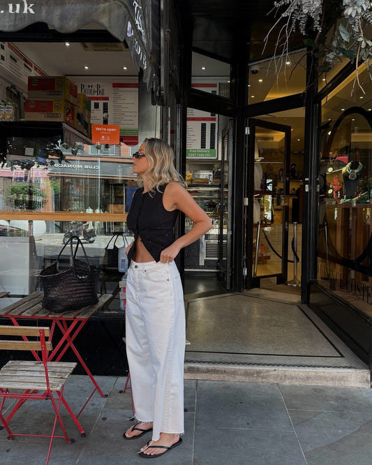 14 Easy Outfits with White Jeans