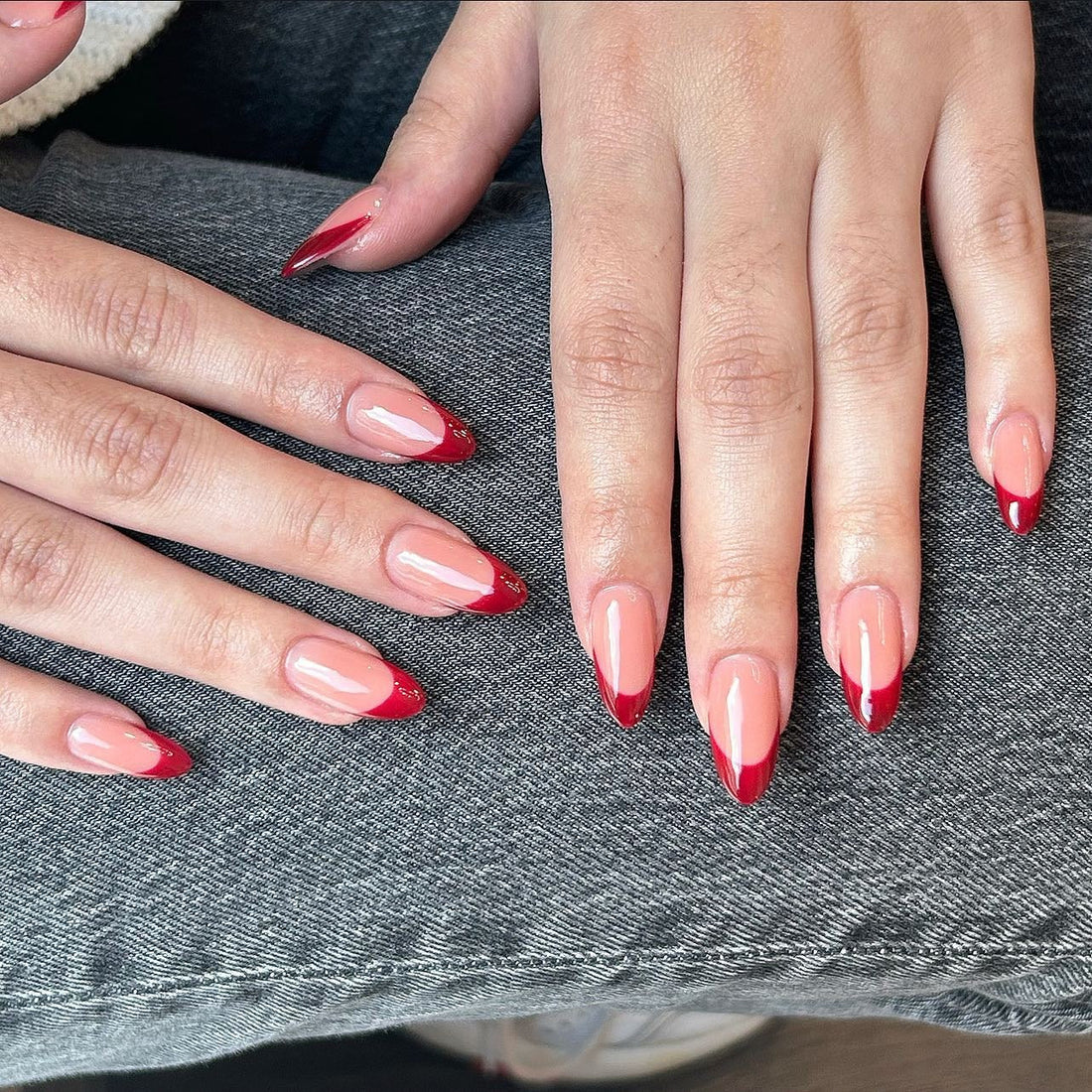 15 Red Tip Nail Ideas You’ll Screenshot Fast