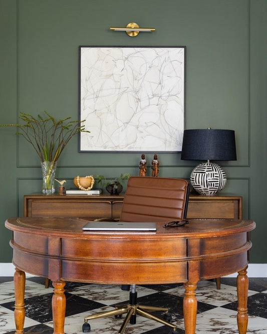 13 Fresh Green Wall Office Ideas for Modern Homes 2026