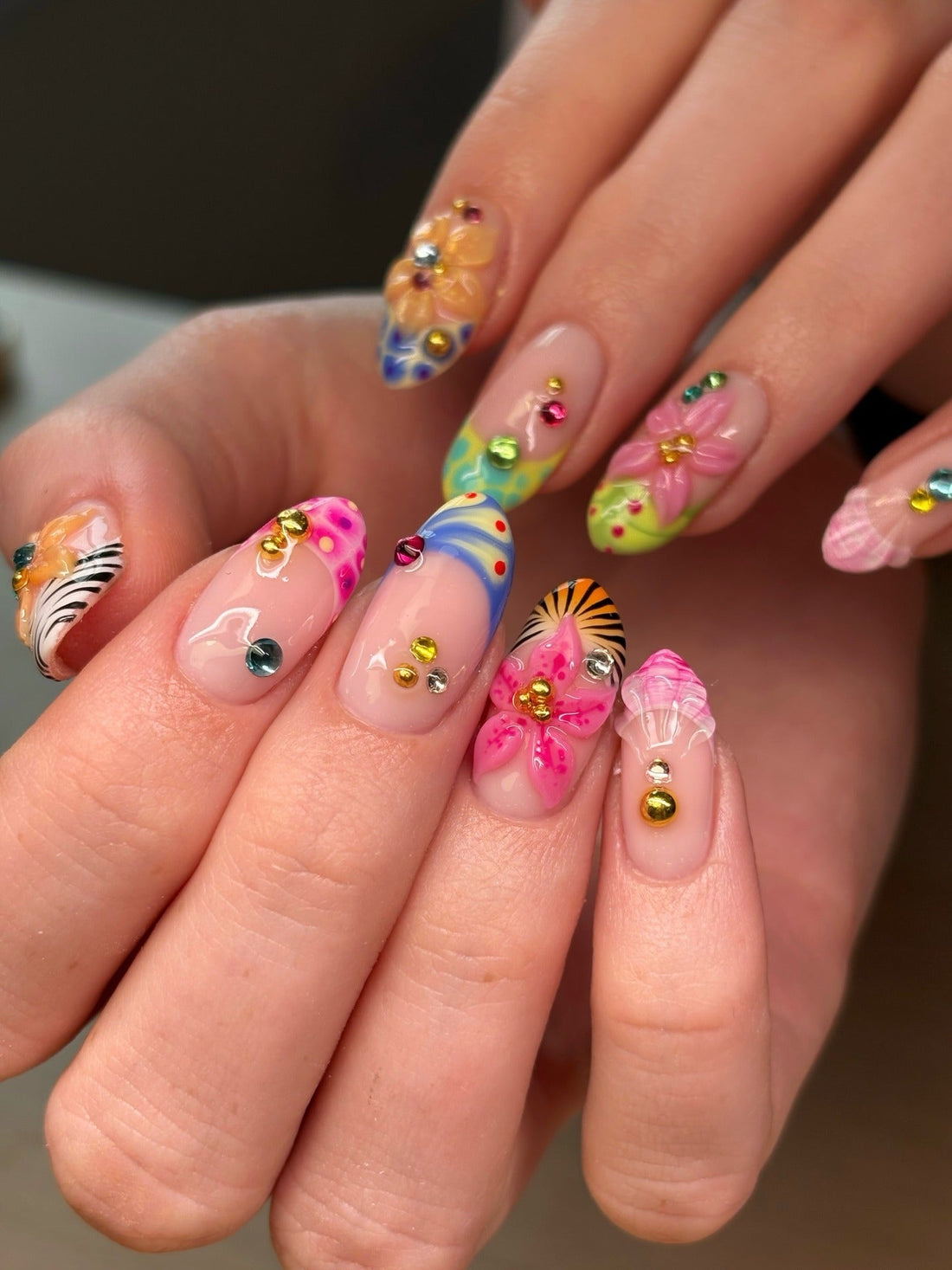 13 Playful Fun Summer Nail Ideas for Short Nails