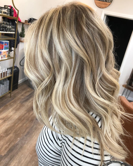 13 Chic Blonde Hair with Lowlights