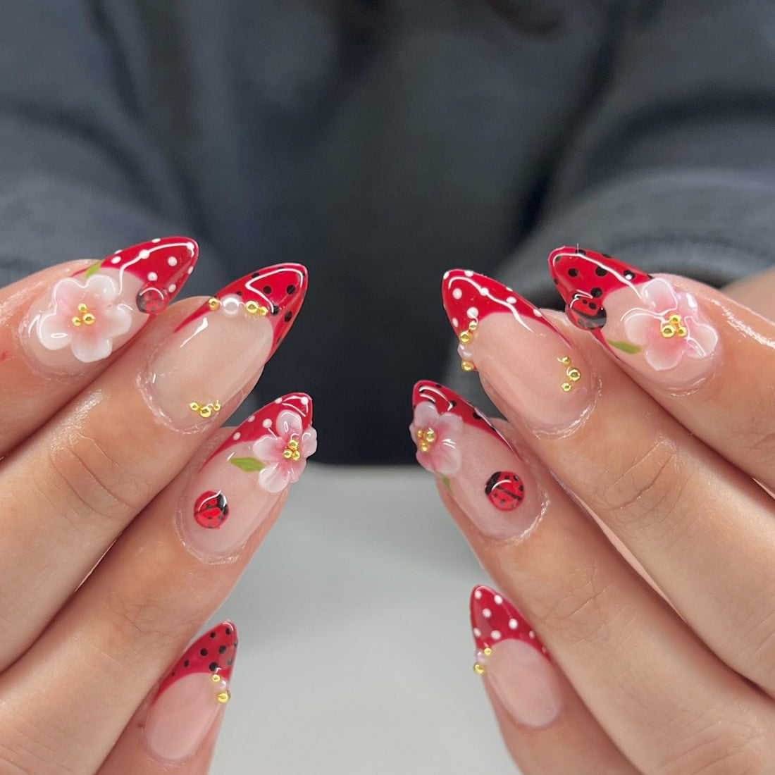 15 Trendy Ladybug Nail Ideas Right Now