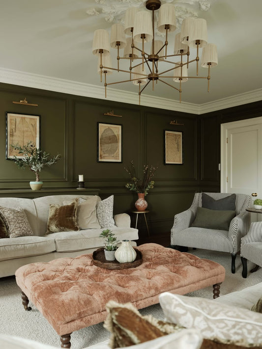 13 Gorgeous Green and Brown Living Room Ideas