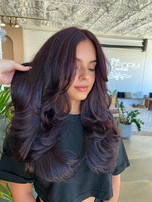 13 Black Cherry Hair Color Looks for Inspiration