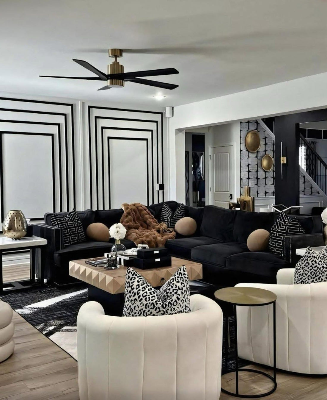 13 Trendy Brown and Black Living Room Ideas