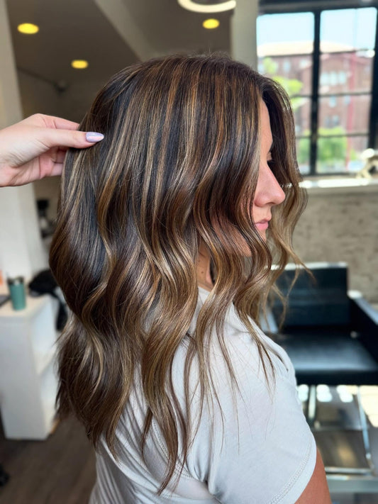 13 Beautiful Brown Hair with Highlights Inspo