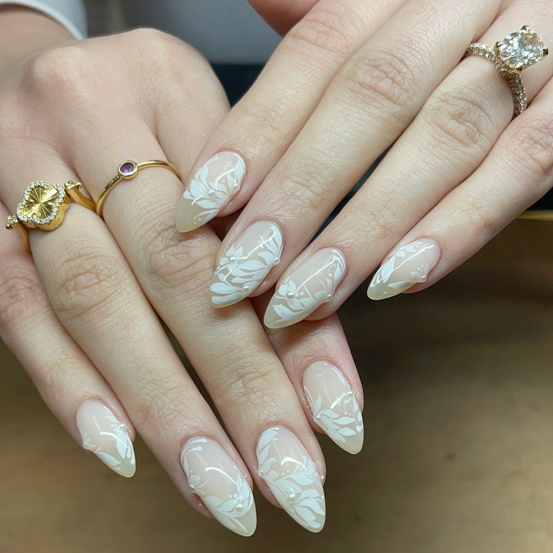 15 Elegant Bridal Nail Ideas That Photograph Beautifully