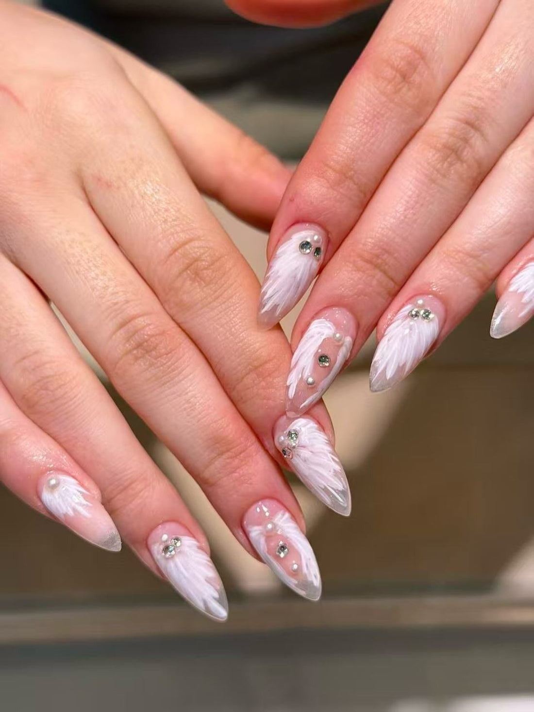 13 Feather Nail Ideas for a Chic Manicure