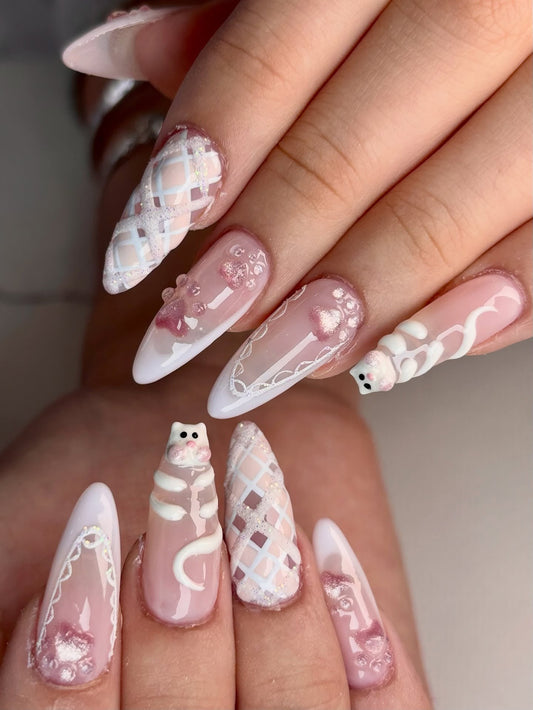 15 Kitten Nail Ideas That Are Pure Cute