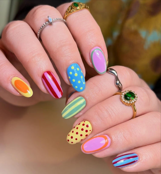 15 Funky Nail Ideas Full of Color