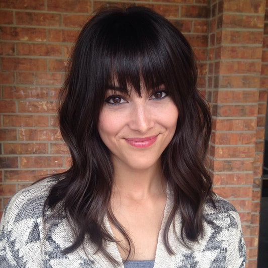 16 Chic Wavy Hair with Bangs Styles That Look Amazing