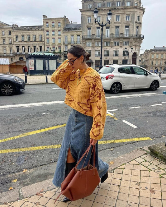 13 Clean & Easy Jean Skirt Outfits