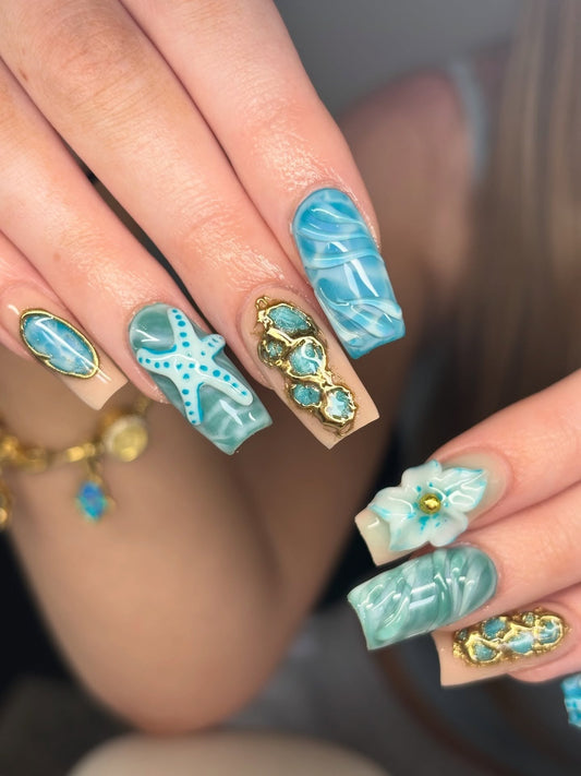 16 Ocean Nail Ideas for a Beachy Manicure 2026