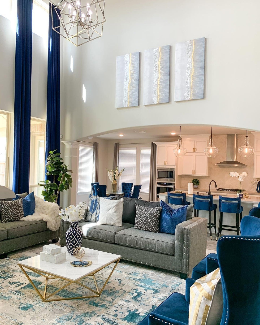 13 Stylish Blue and Grey Living Room Ideas That Feel Effortless