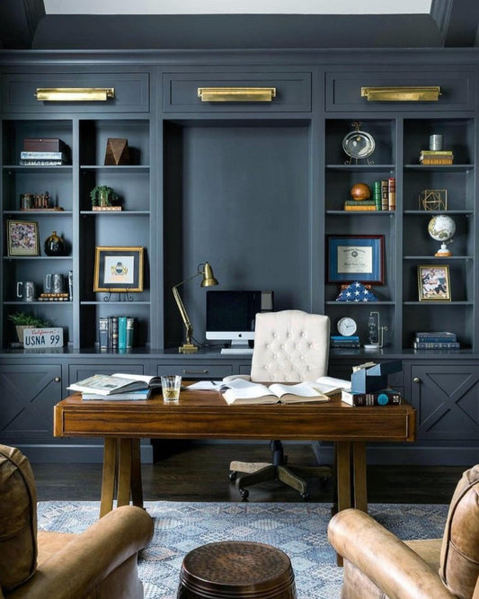 15 Beautiful Blue Office Ideas