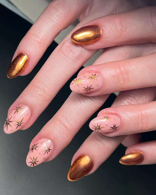 13 Stunning Copper Color Nail Ideas