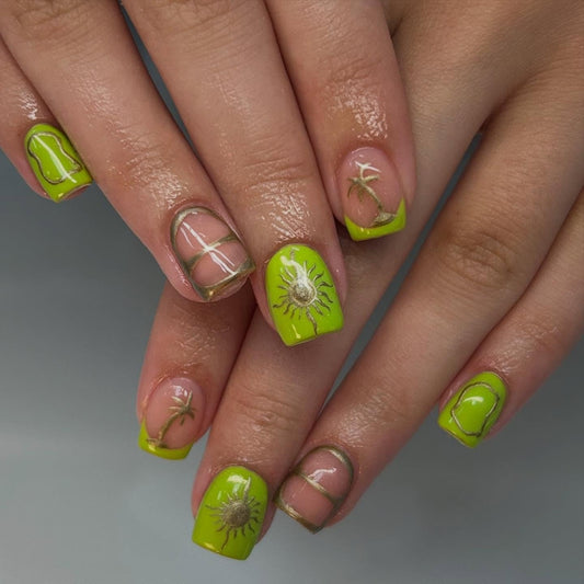 15 Lime Green Nail Ideas That Keep Things Fun and Clean