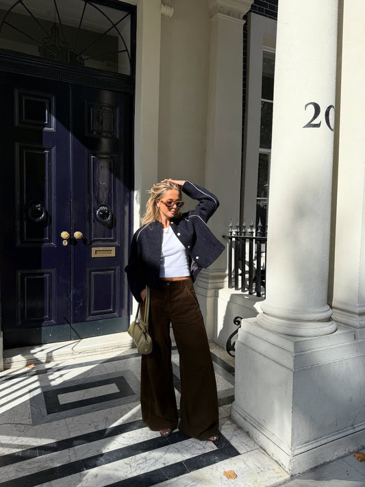 13 Stylish Outfits with Brown Pants